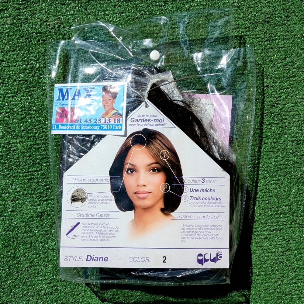 Diane Futura Fiber 3-Tone Color Tangle-Free Ergonomic Semi-Natural Ion Wig NIP